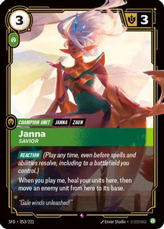Janna - Savior (053/221) - Spiritforged Foil-1