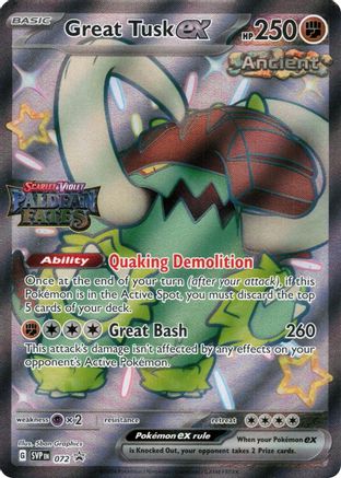 Great Tusk ex 072  - Holofoil Miscellaneous Cards & Products - Promo-1