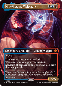 Niv-Mizzet, Visionary (Borderless) [Foundations]-1