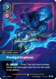 Ezreal - Prodigal Explorer (Overnumbered) (248/221) - Spiritforged Foil-1