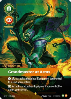 Jax - Grandmaster At Arms (Overnumbered) (245/221) - Spiritforged Foil-1