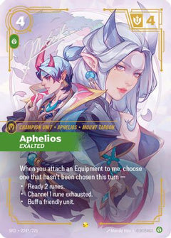 Aphelios - Exalted (Signature) (224*/221) - Spiritforged Foil-1