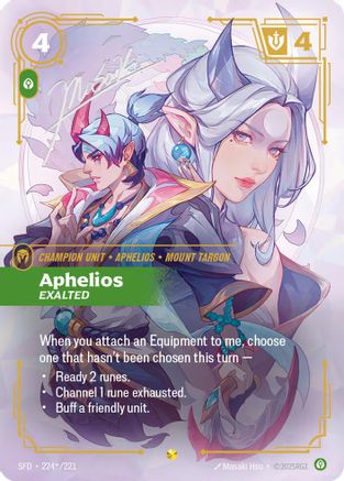 Aphelios - Exalted (Signature) (224*/221) - Spiritforged Foil-1