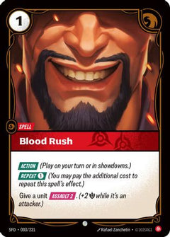 Blood Rush (003/221) - Spiritforged Foil-1