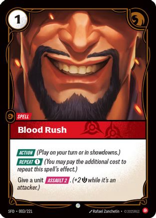 Blood Rush (003/221) - Spiritforged Foil-1