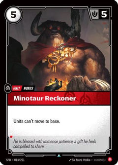 Minotaur Reckoner (014/221) - Spiritforged Foil-1