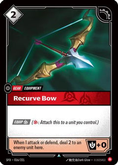 Recurve Bow (016/221) - Spiritforged Foil-1