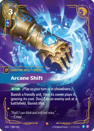 Arcane Shift (200/221) - Spiritforged Foil-1