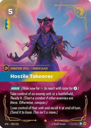 Hostile Takeover (202/221) - Spiritforged Foil-1