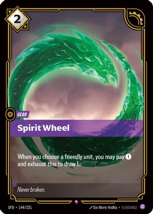Spirit Wheel (144/221) - Spiritforged Foil-1