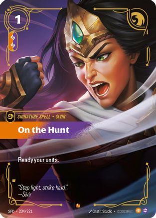 On the Hunt (204/221) - Spiritforged Foil-1