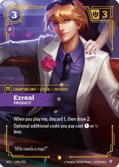 Ezreal - Prodigy (Alternate Art) (149a/221) - Spiritforged Foil-1