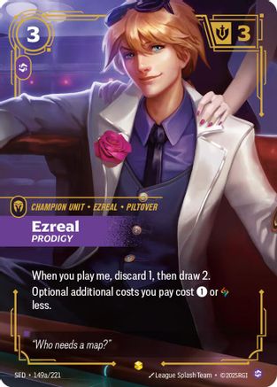 Ezreal - Prodigy (Alternate Art) (149a/221) - Spiritforged Foil-1