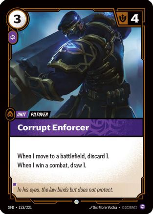 Corrupt Enforcer (123/221) - Spiritforged-1