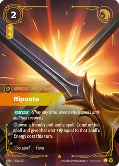 Riposte (206/221) - Spiritforged Foil-1
