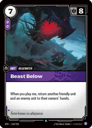 Beast Below (132/221) - Spiritforged Foil-1