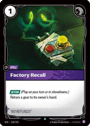 Factory Recall (135/221) - Spiritforged-1