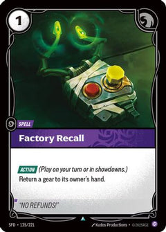 Factory Recall (135/221) - Spiritforged Foil-1