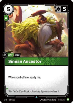 Simian Ancestor (047/221) - Spiritforged Foil-1