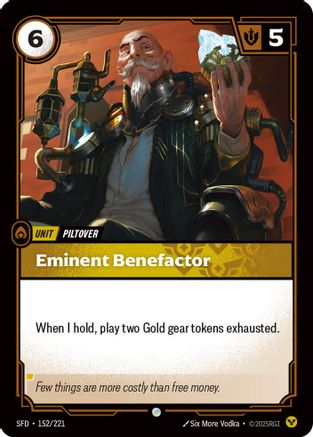 Eminent Benefactor (152/221) - Spiritforged Foil-1