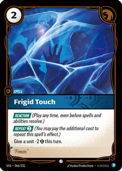 Frigid Touch (066/221) - Spiritforged Foil-1