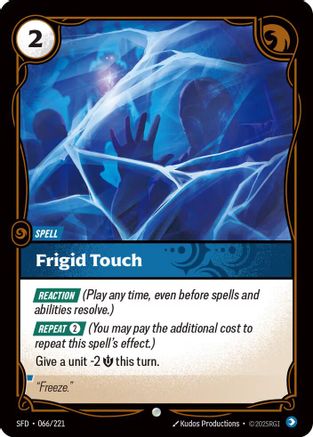 Frigid Touch (066/221) - Spiritforged Foil-1