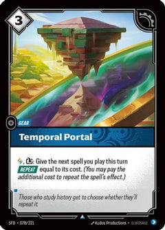 Temporal Portal (078/221) - Spiritforged Foil-1