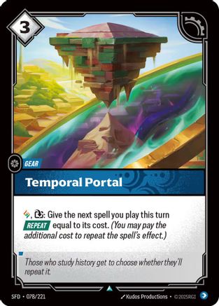 Temporal Portal (078/221) - Spiritforged Foil-1