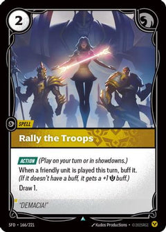 Rally the Troops (166/221) - Spiritforged Foil-1
