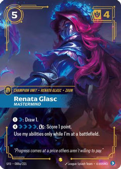 Renata Glasc - Mastermind (Alternate Art) (088a/221) - Spiritforged Foil-1