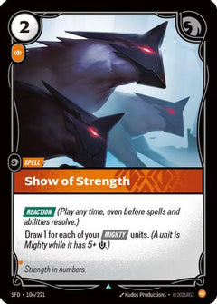 Show of Strength (106/221) - Spiritforged-1