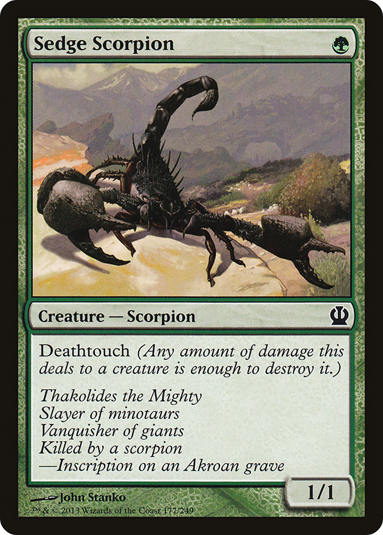 Sedge Scorpion [Theros]-1