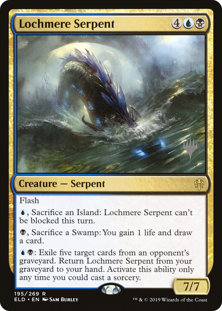 Lochmere Serpent (Promo Pack) [Throne of Eldraine Promos]-1