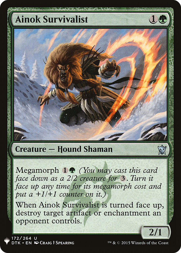 Ainok Survivalist [Mystery Booster]-1