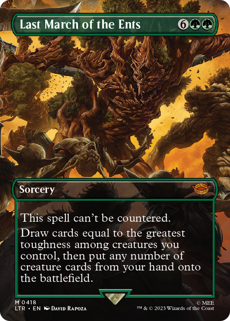 Last March of the Ents (Borderless Alternate Art) [The Lord of the Rings: Tales of Middle-Earth]-1