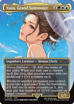 Yuna, Grand Summoner (Borderless) (WPN-001) - WPN & Gateway Promos Foil-1