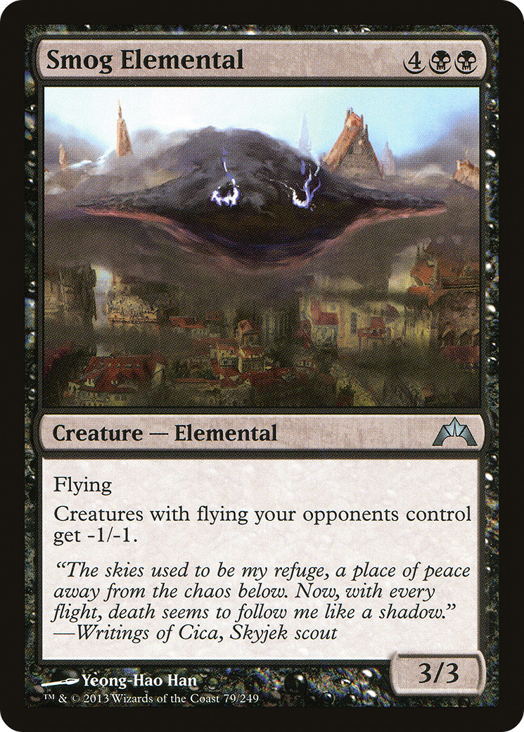 Smog Elemental [Gatecrash]-1