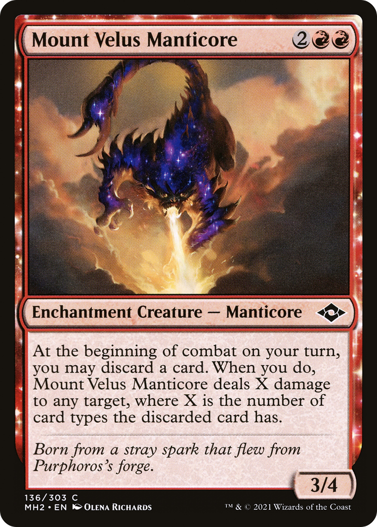 Mount Velus Manticore [Modern Horizons 2]-3