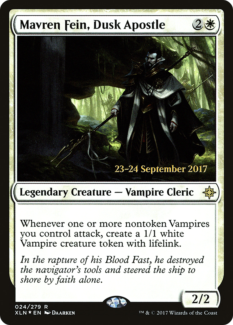Mavren Fein, Dusk Apostle [Ixalan Prerelease Promos]-1
