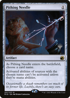 Pithing Needle (Promo Pack) [Innistrad: Midnight Hunt Promos]-1