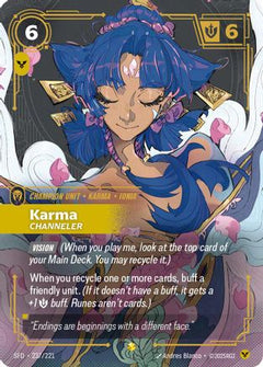 Karma - Channeler (Overnumbered) (237/221) - Spiritforged Foil-1
