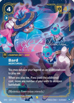 Bard - Mercurial (Signature) (228*/221) - Spiritforged Foil-1
