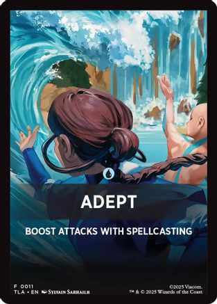 Adept Theme Card [Avatar: The Last Airbender Tokens]-1