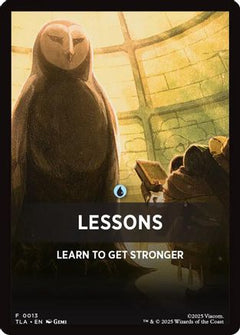 Lessons Theme Card [Avatar: The Last Airbender Tokens]-1
