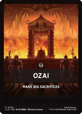 Ozai Theme Card [Avatar: The Last Airbender Tokens]-1