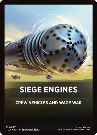 Siege Engines Theme Card [Avatar: The Last Airbender Tokens]-1