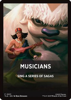 Musicians Theme Card [Avatar: The Last Airbender Tokens]-1