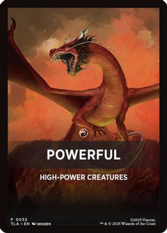 Powerful Theme Card [Avatar: The Last Airbender Tokens]-1