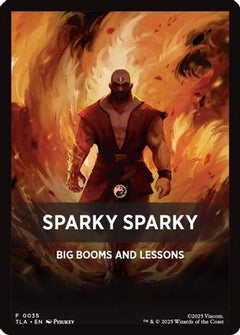 Sparky Sparky Theme Card [Avatar: The Last Airbender Tokens]-1