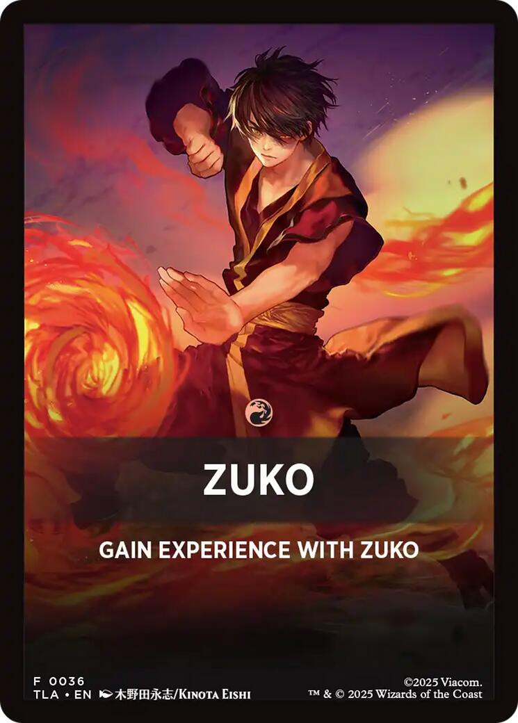 Zuko Theme Card [Avatar: The Last Airbender Tokens]-1